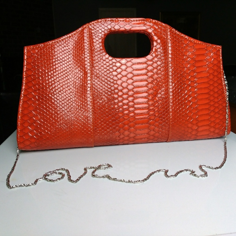Stunning Coral Clutch/Handbag